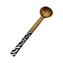 Harmony Arc African Handmade Batik Bone Olive Wood Spoon