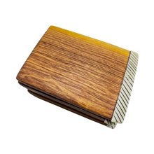 African Mchoro Edge Olive Wood Coaster Set