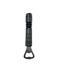 Mwendo Plaid African Handmade Bone Bottle Opener