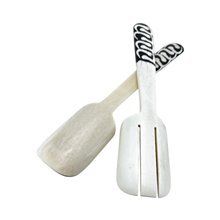 African Batik Bone Harmony Duo Salad Servers