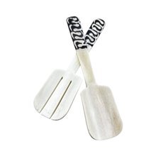 Harmony Duo Handmade African Batik Bone Servers
