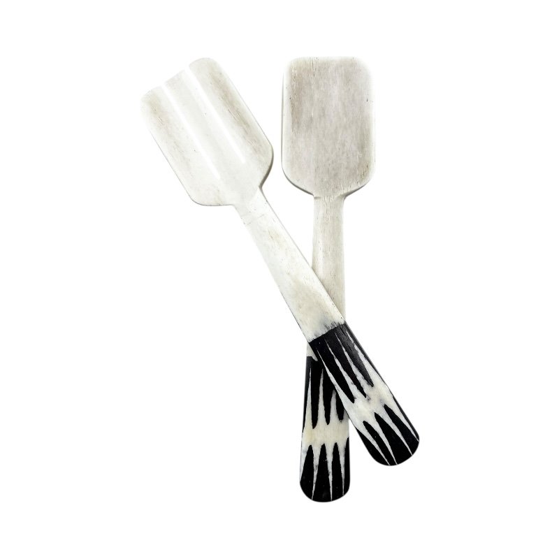 Brushstroke Duo Batik Bone Servers
