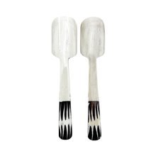 Handmade Brushstroke Duo Batik Bone Servers
