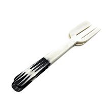 Handcarved Batik Bone Brushstroke Duo Servers