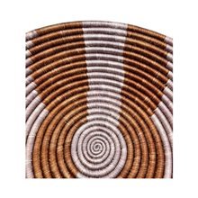 Sunset Stripes Woven Rwandan Basket
