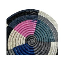 Rwandan Handmade Spectrum Weave Basket
