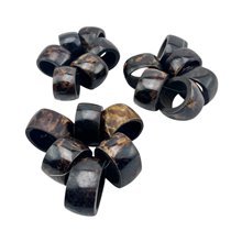 Kahawa Cow Bone Napkin Rings African Handmade