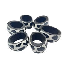 Twiga Batik Bone Napkin Rings