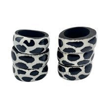 Twiga Batik Cow Bone Napkin Rings