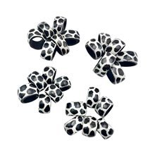 Handcarved Twiga Batik Bone African Napkin Rings