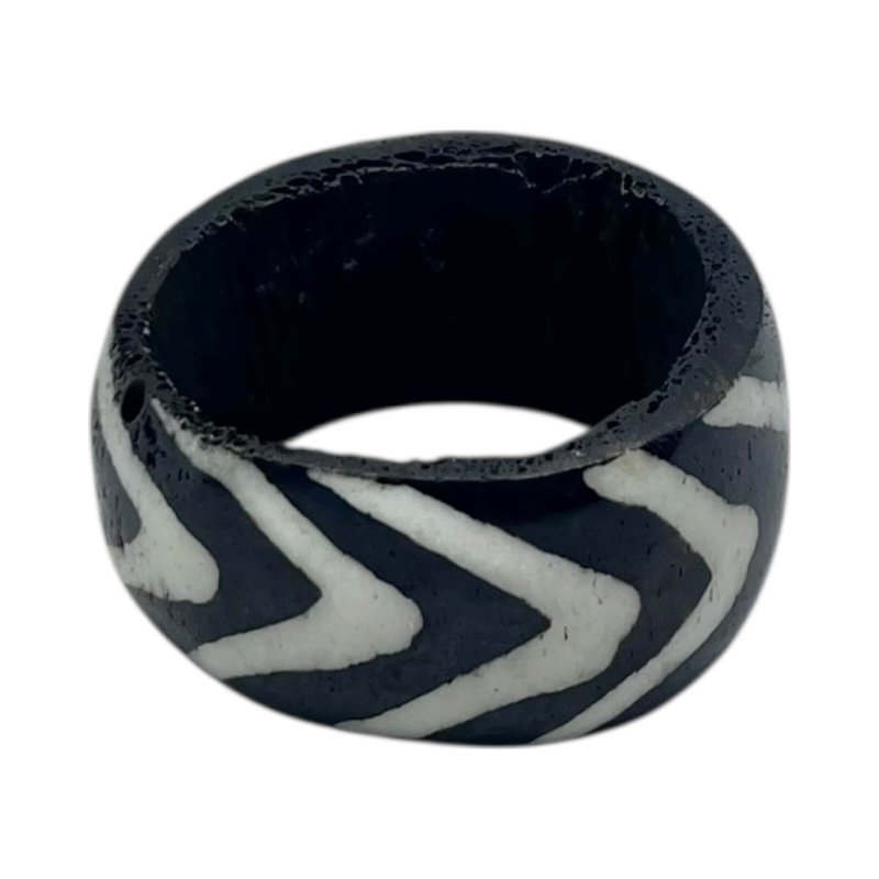 Mshale Handcarved Batik Bone Napkin Rings