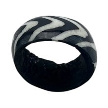 Handcarved African Mshale Batik Cow Bone Napkin Rings