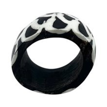 Handcarved Mzani Batik Bone Napkin Rings