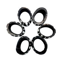 Msingi Stripe Batik Napkin Rings