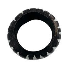 Handcarved Kupinga Batik Bone Napkin Rings