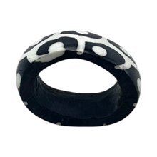 African Handmade Twiga Dot Batik Napkin Rings