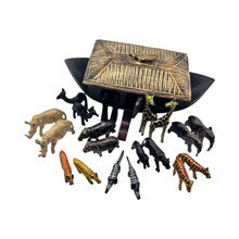Handcarved Jacaranda Noah’s Ark