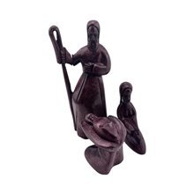 Handcrafted Jacaranda 3-Piece Kenyan Nativity