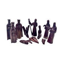 Jacaranda Wood 11-Piece Nativity Set