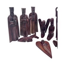 Jacaranda Wood Handcarved Nativity Set