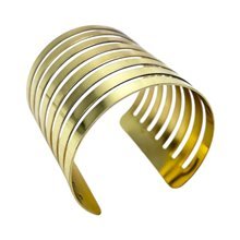 Handmade African Brass Ufuatano Cuff