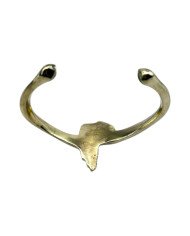 Handmade Umoja Africa Brass Cuff Bracelet