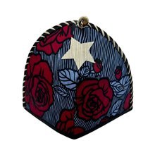Roses Kitenge Clamshell Banana Fiber Nativity