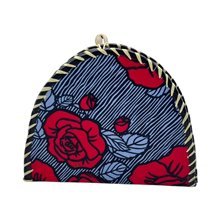 Rose African Kitenge Clamshell Nativity