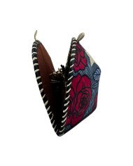 African Rose Kitenge Clamshell Nativity Open