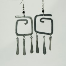 Recycled Aluminium Wire earrings