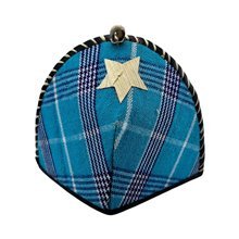 Shuka Blue Plaid African Clamshell Nativity