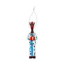 Whimsical Safari Giraffe Pajama Ornament