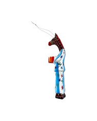 African Handmade Whimsical Safari Giraffe Pajama Ornament