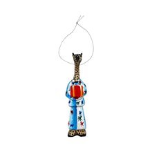 Whimsical Safari Cheetah Pajama Ornament
