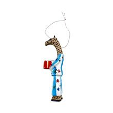 Handmade Whimsical African Safari Cheetah Blue Pajama Ornament
