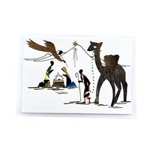 Banana Fiber & Kitenge Nativity Card – Wise Man