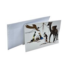 Banana Fiber & Kitenge Nativity Card – Wise Man