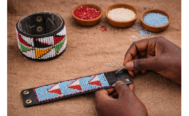 Maasai Bead Leather Cuff Bracelets: A Beautiful Fusion of Tradition and Craftsmanship