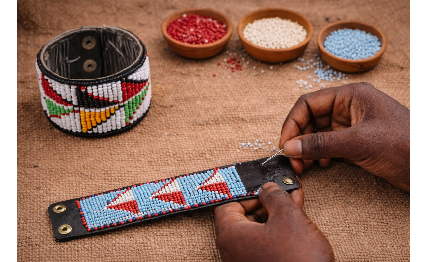 Maasai Bead Leather Cuff Bracelets: A Beautiful Fusion of Tradition and Craftsmanship